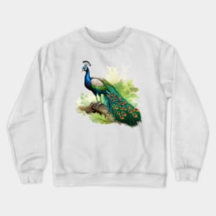 Peafowl Crewneck Sweatshirt